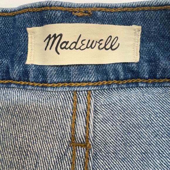 Madewell The Momjean High Rise Tapered Leg Jeans Sz 25 - Picture 4 of 9